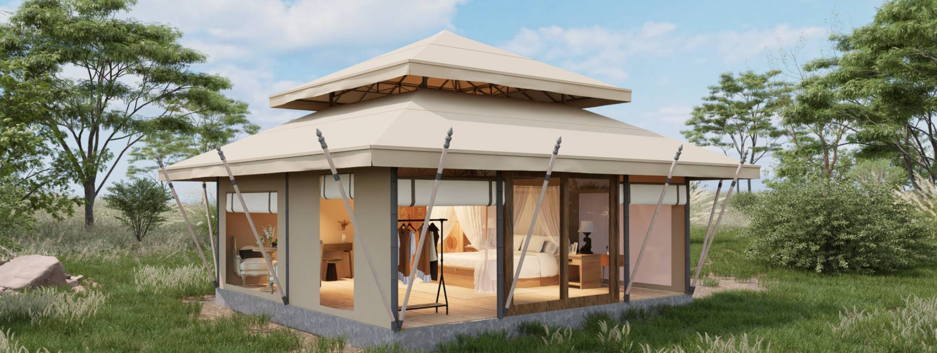 米东区户外野奢帐篷